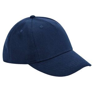 Beechfield 5 Panel Cotton Baseball Cap / Navy Blue